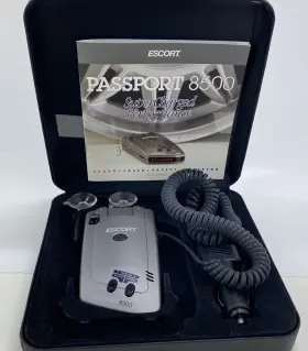 Qkl8500 Escort Passport 8500 Radar Detector With Red Display Case Mount And Plug