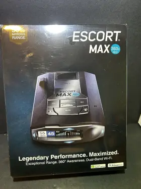 379500373 Escort Radar Max 360c Mkii Open Box Laser Detector Wifi Bluetooth Extreme Range