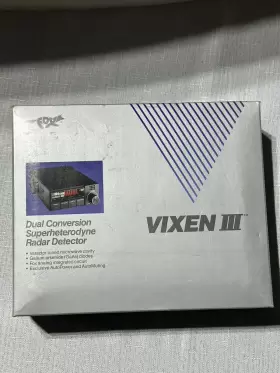 Af075 Fox Vintage Vixen Iii Dual Conversion Superheterodyne Radar Detector