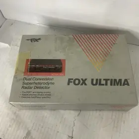 Af077 Fox Vintage Ultima Dual Conversion Superheterodyne Radar Detector Open Box