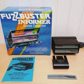 Fuzzbuster Fi-01 Vintage Fuzz Buster Informer Multi-band Radar Detector Tested Working