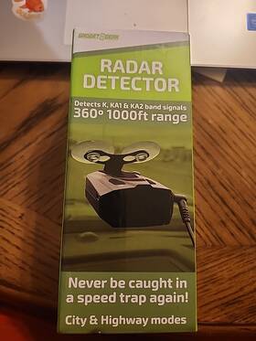 Gadget Gear 794080241681 Radar Detector 1000ft Range