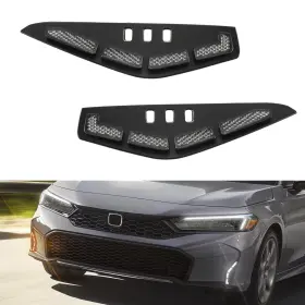 Zydyy207 Gearup Front Bumper Fog Light For Honda Civic 2025 2026 Amber Sequential Turn Signal