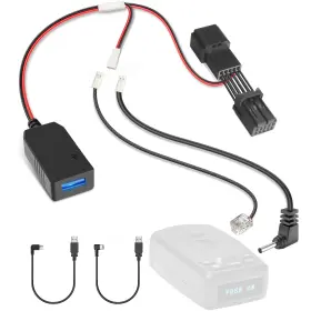 Yxx-adapter5 Gonifeto Radar Detector Power Cord Adapter 10pin Typea Subaru Mazda Nissan Black