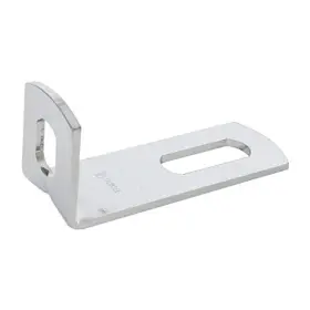 33181 Grand General 3-5/16 X 1-1/2 1-1/4 Inches Chrome L Bracket For Mirror Plated