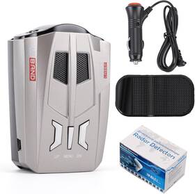 Hisuekig 705353159114 Car Radar Detector 360 Degree Protection Blind Free Electronic Dog Speedom