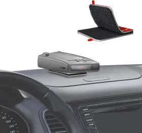 Bd001 Igoevo Radar Detector Dash Mount Compatible With Cobra Uniden Escort And More Heat-r