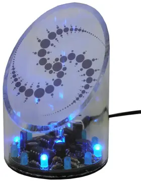 Ufo-01a Images Si Inc. Ufo Uap Detector Blue Leds Magnetic Anomaly Monitor