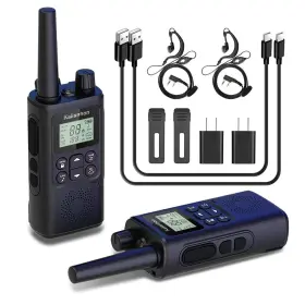 Ks-f8 Kalisnhon Walkie Talkies Noaa For Adults Long Range With Earpiece Weathe