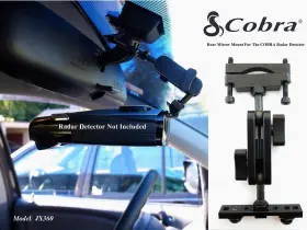 Jx360 Kcwi Nice Set Car Mount For The Rear Mirror Cobra Radar Detector New And Old Models