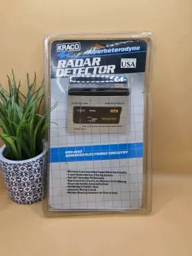 Krd-9502 Kraco Vintage Superheterodyne Radar Detector 9502 - Made In Usa Old Car Decor