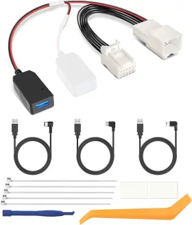 Loudishi Ouchi Dianzishangwu Youxiangongsi 743785317467 Yqmajim Dashcam Power Adapter 10p Typeb Compatible With Select
