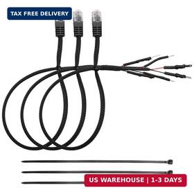 Lqylmy Lyrwp52013h1 3 Pcs 16.5 Inch Radar Detector Mirror Wire Power Cords Hardwire Taps Compati