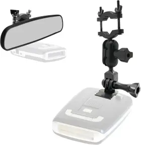 Lycogear 744110911275 Easy Install Car Truck Rear View Mirror Radar Detector Mount For Escort