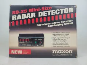 Rd-25 Maxon Mini Radar Detector Superheterodyne Receiver Tested