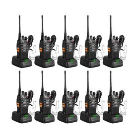 Mt-8s Maxtalker 721545831828 Radios Walkie Talkies Long Range Walky Talky With Earpieces
