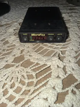 057690 Micro Foxx Vintage Fox Radar Detector