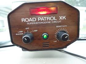 Micronta 22-1603 Vintage Road Patrol Xk Radar Detector Please Read Bin Rat Rod