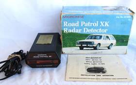Micronta 22-1605 1983 Brand Model Road Patrol Xk Radar Detector In Box