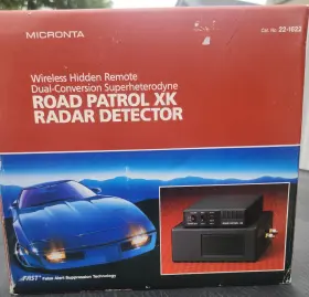 22-1622 Micronta Road Patrol Xk Dual Radar Detector Vintage