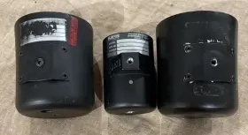 602b Mph Three Vintage Outer Antenna Parts Radar Police Gear Restoration