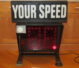 Spm990561 Mph Inch Your Speed K-band Led Radar Warning Display Sign - Portable