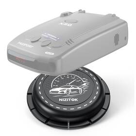 Nizitok 736950701956 Upgraded Magnetic Radar Detector Dashboard Mount With N52 Magnets Adhesive H