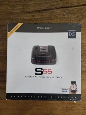 76003299 Passport Escort S55 Radar Laser Detector Dual-band Wi-fi Brand New Sealed