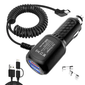 Plozoe 784851346639 Radar Detector Power Cord For Unide N Escor T Valentine Beltronics Passport C
