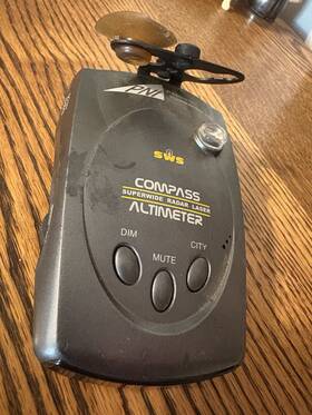 Precision Navigation 0009003256 Vintage Compass Radar Detector Parts Only Untested No Cord