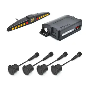 Ps-02d2 Promata Ps02 Car Rear Parking Sensor Kit With Display 4 58khz Oe Standard Sensors Aut