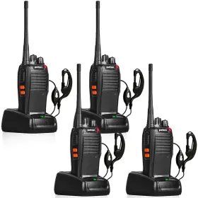 Px-777s-0002 Pxton 777s Walkie Talkies Long Range For Adults Rechargeable With Earpieces And Li-