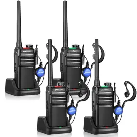 Px-999s Pxton Waterproof Walkie Talkies Long Range For Adults With Headphones And Charger D