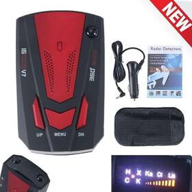 Radar Detector 746739938824 Policia Laser Voz Alerta Alarma De La Velocidad Coche Seguro Red