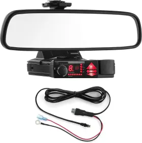 3001204 Radar Mount Mirror Direct Wire For Valentine V1 Detectors - Gen 1 And 2