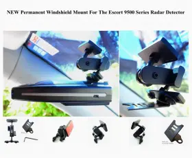 Jx2591 Radargun New Design Permanent Windshield Mount For The Escort 9500 Series Radar Detectors