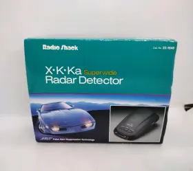 22-1648 Radioshack X/k/ka Superwide Radar Detector New In Box