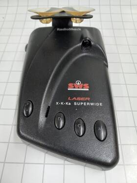 Radioshack 22-1669 Superwide X/k/ka Radar Laser Detector Sws Tested Working
