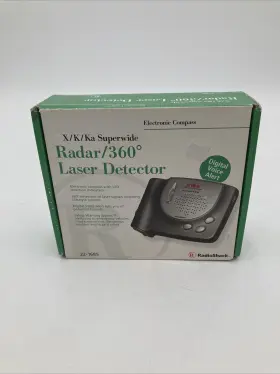 22-1685 Radioshack Vintage Radar 360 Laser Detector X K Ka Superwide New