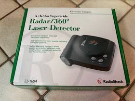 Radioshack 22-1694 Radio Shack X/k/ka Superwide Radar/360 Degree Laser Detector Sws