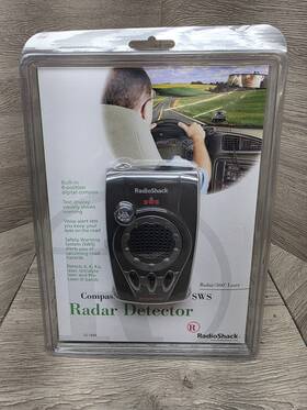 Radioshack 22-1699 Radio Shack Voice 360 Laser- Safety Alert- Radar Detector- New Sealed