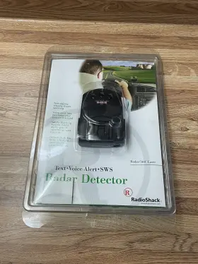 220-1697 Radioshack Vintage Radar Detector Radar/360 Brand New Text Voice Alert
