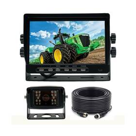 Rapidobserve 602938047418 Ahd 1080p 7 Inch Wired Monitor Rear View Reverse Backup Night Vision Camera Syst