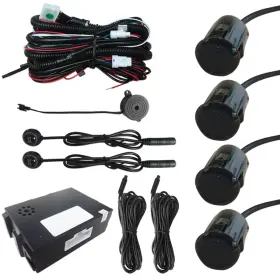 Mgra02509a Riloer Car Auto Vehicle Reverse Backup Radar System With 4 Parking Sensors D