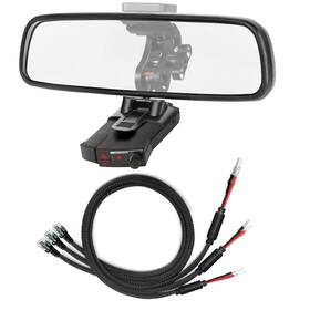 Rnveass 797422831298 Radar Detector Mounting Bracket Rearview Mirror 13.8 Inch Hard Wire Set Of 3 For