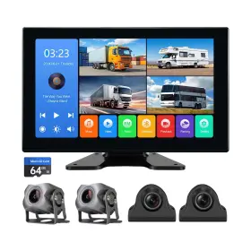 Seventour 717206335194 4 Channel 1080p Backup Camera Dash Cam For Rv/truck/trailer/van/suv/cars 10.2