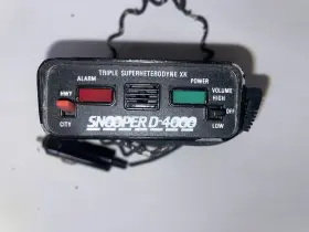 D-4000 Snooper D4000 Super Heterodyne Xk Advanced Radar Detector Read