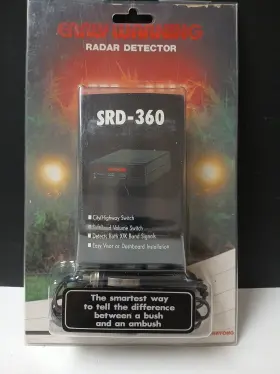 Srd-360 Sunkyong 360 Degree Radar Detector Dash/visor Mount