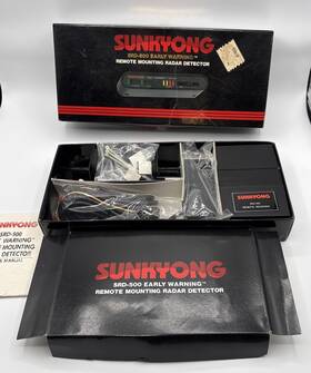 Sunkyong Srd-500 Early Warning Remote Mounting Radar Detector Nos