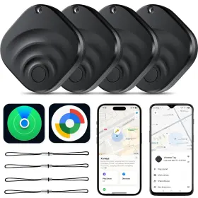 F9-3us-4b Timu 2026 Air Tracker Tags Item Locator For Android And Ios Bluetooth Smart